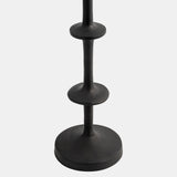 Metal, 36" Abacus Floor Pillar Candleholder, Black - 18208-02