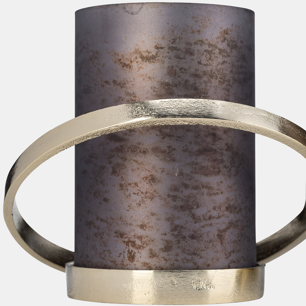 Metal,6",abstract Ring Candle Holder,gold from Sagebrook Home - Luna Furniture