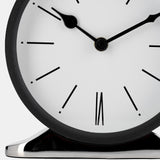 Metal,7"h,candid Table Clock,white/black from Sagebrook Home - Luna Furniture