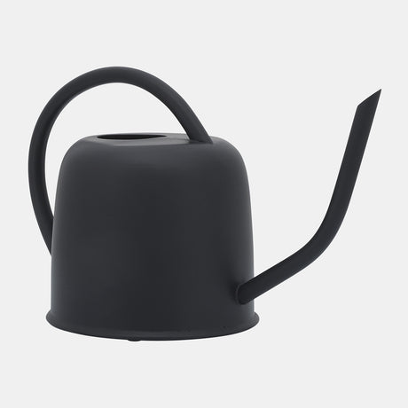 Metal 7"h Watering Can, Black from Sagebrook Home - Luna Furniture