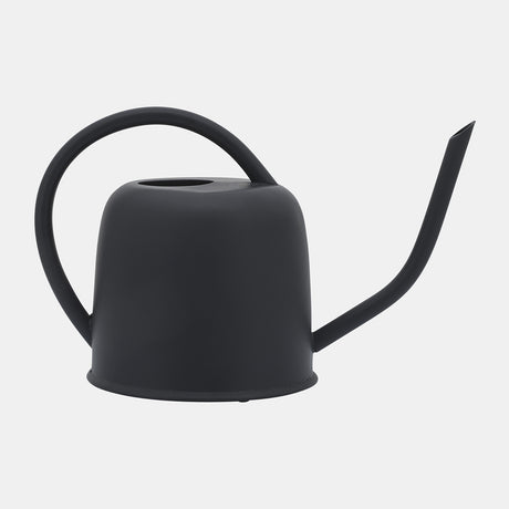 Metal 7"h Watering Can, Black from Sagebrook Home - Luna Furniture