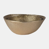 Metal,s/2 11/13", Round Hammered Bowls,champagne from Sagebrook Home - Luna Furniture