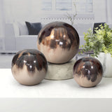 Metal, S/3 4/5/6" Galaxy Orbs, Multi from Sagebrook Home - Luna Furniture