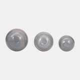 Metal, S/3 Galaxy Orbs, 2-tone Black from Sagebrook Home - Luna Furniture