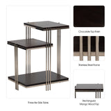 Metal/wood, 24" Three Tier Side Table from Sagebrook Home - Luna Furniture