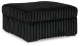 Midnight-Madness Onyx Oversized Accent Ottoman - 9810308