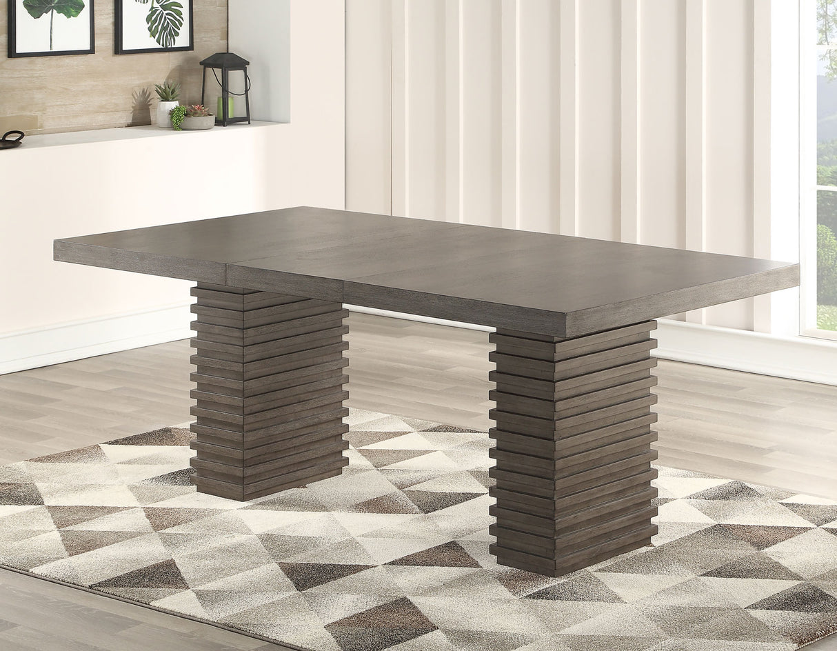 Mila 6 Piece Set(Table, Bench & 4 Side Chairs) from Steve Silver - Luna Furniture