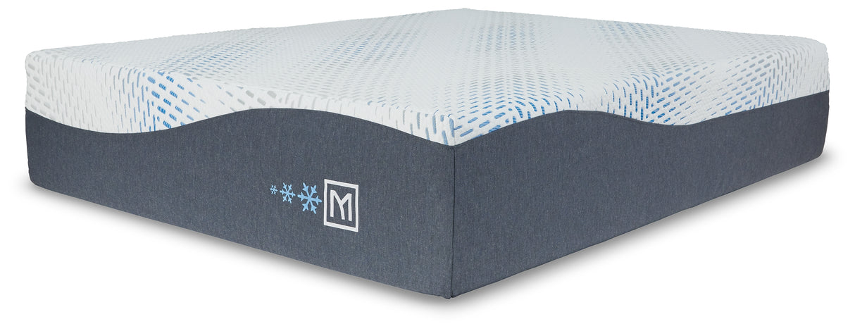 Millennium Cushion Firm Gel Memory Foam Hybrid Mattress with Adjustable Base in White - PKG018475