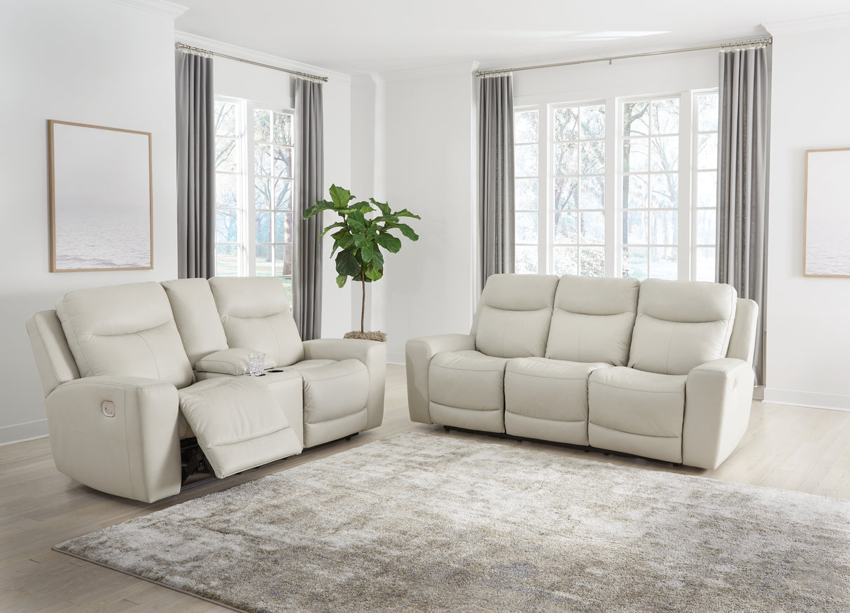 Mindanao Sofa, Loveseat and Recliner in Coconut - PKG015553