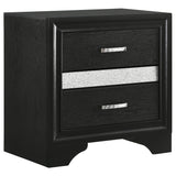 Miranda Black 4-Piece Queen Bedroom Set from Coaster - Luna Furniture