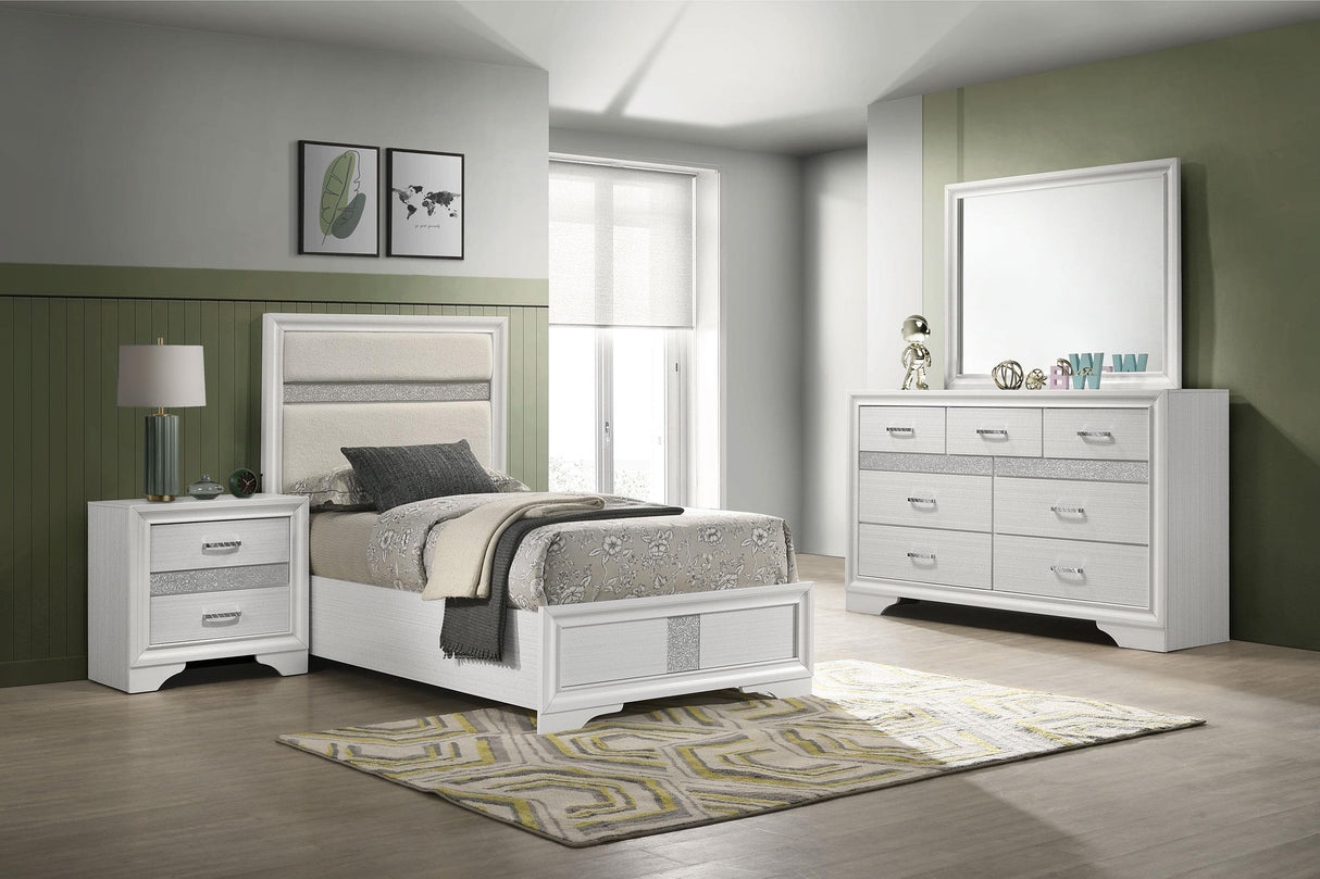 Miranda White 4-Piece Twin Bedroom Set from Coaster - Luna Furniture