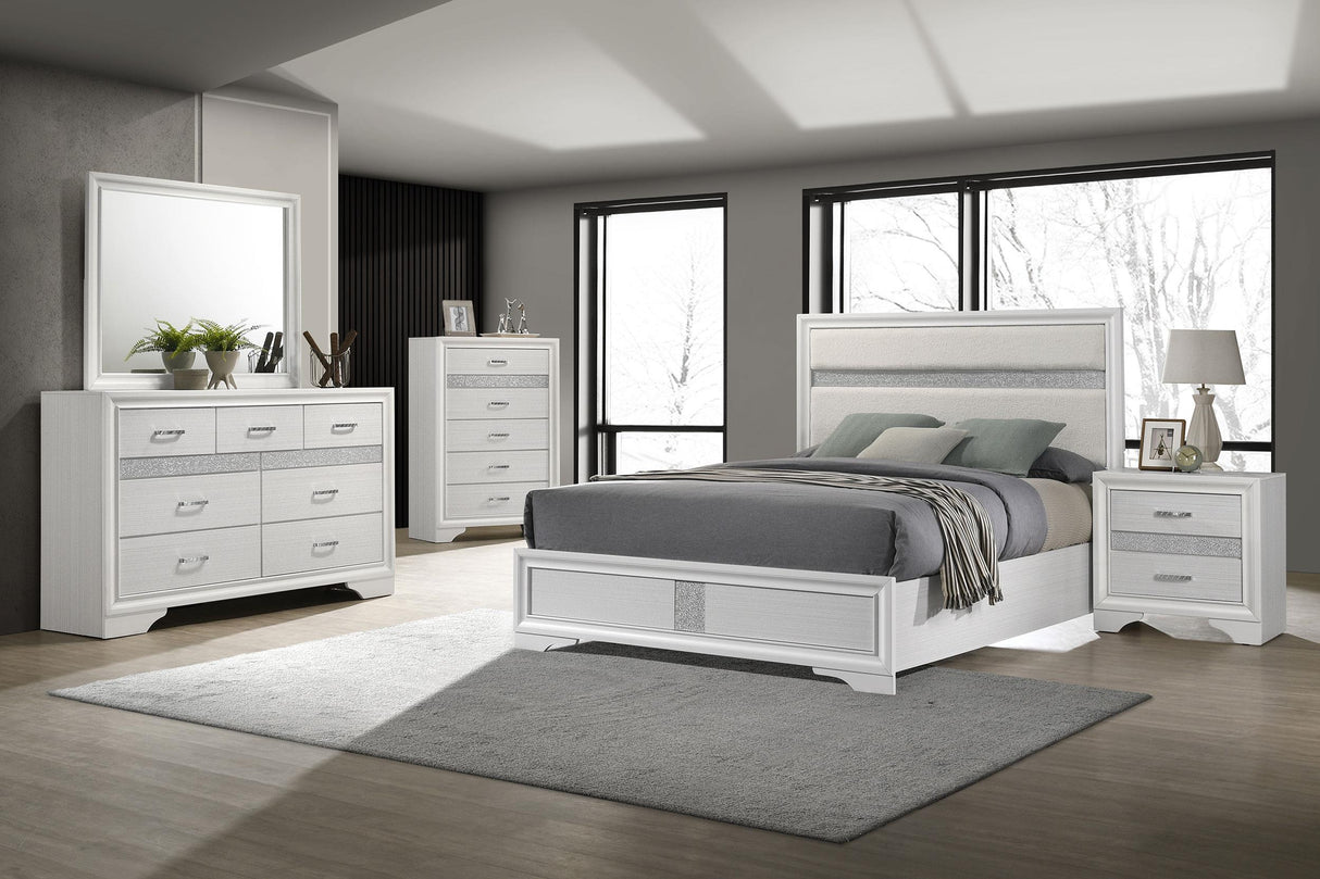 Miranda White 5-Piece Full Bedroom Set from Coaster - Luna Furniture