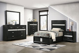 Miranda Black 5-Piece Twin Bedroom Set from Coaster - Luna Furniture