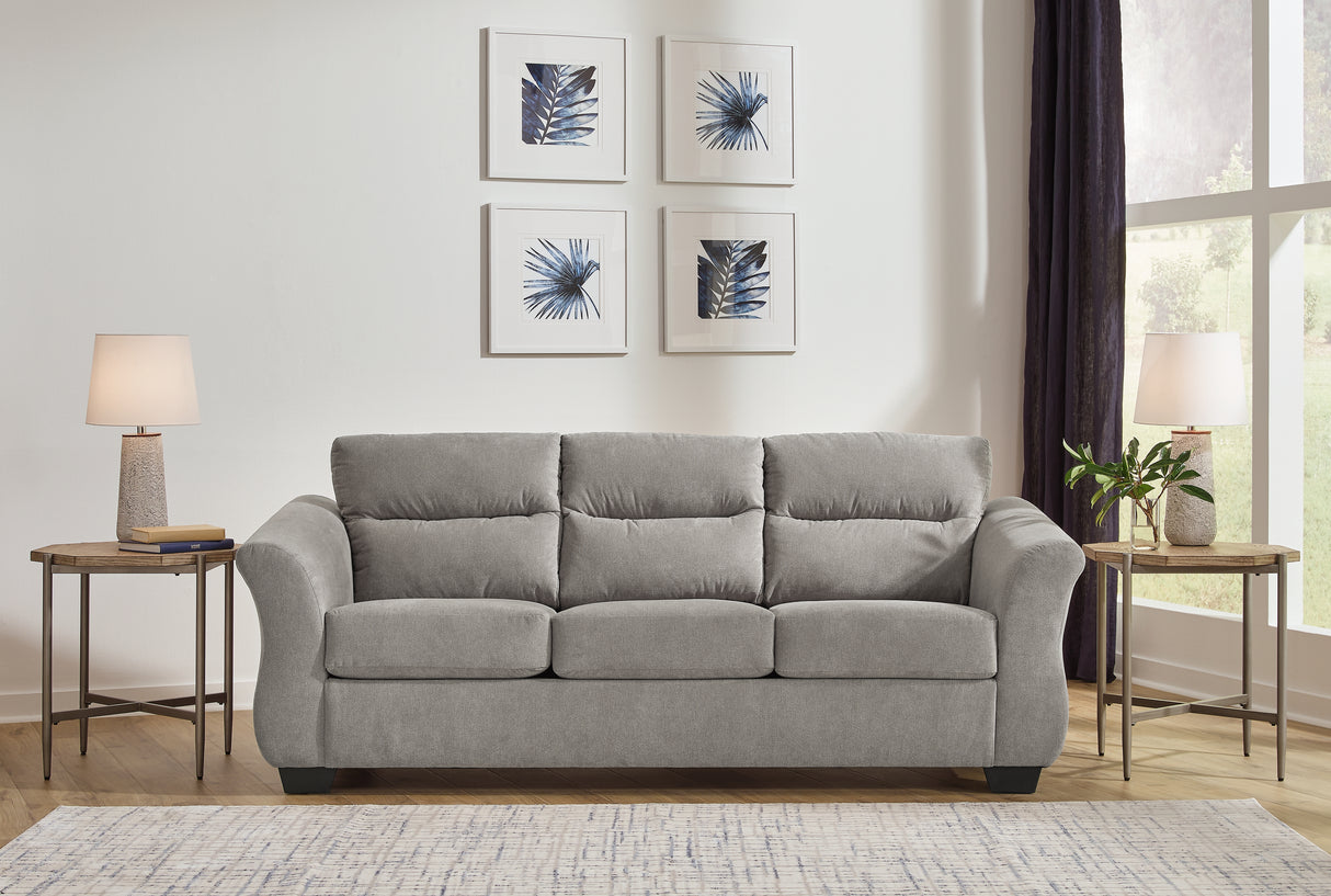 Miravel Sofa and Loveseat in Slate - PKG015079