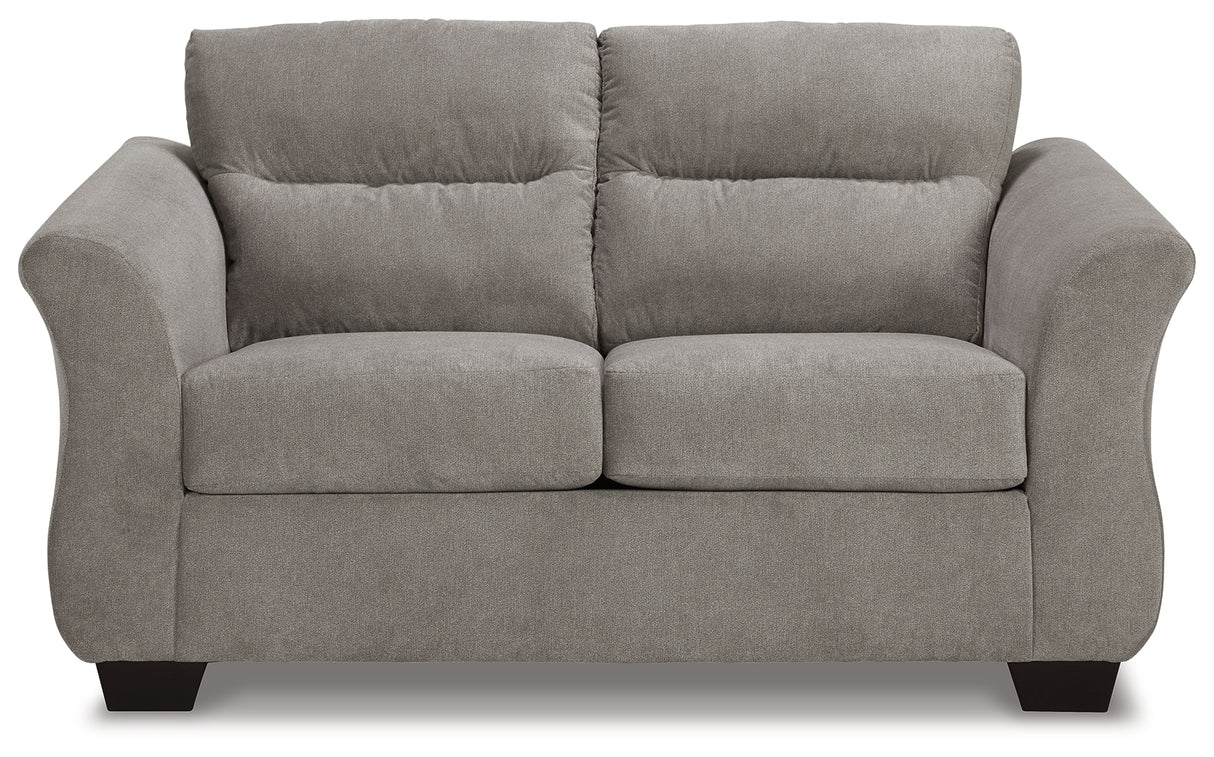 Miravel Sofa and Loveseat in Slate - PKG015079