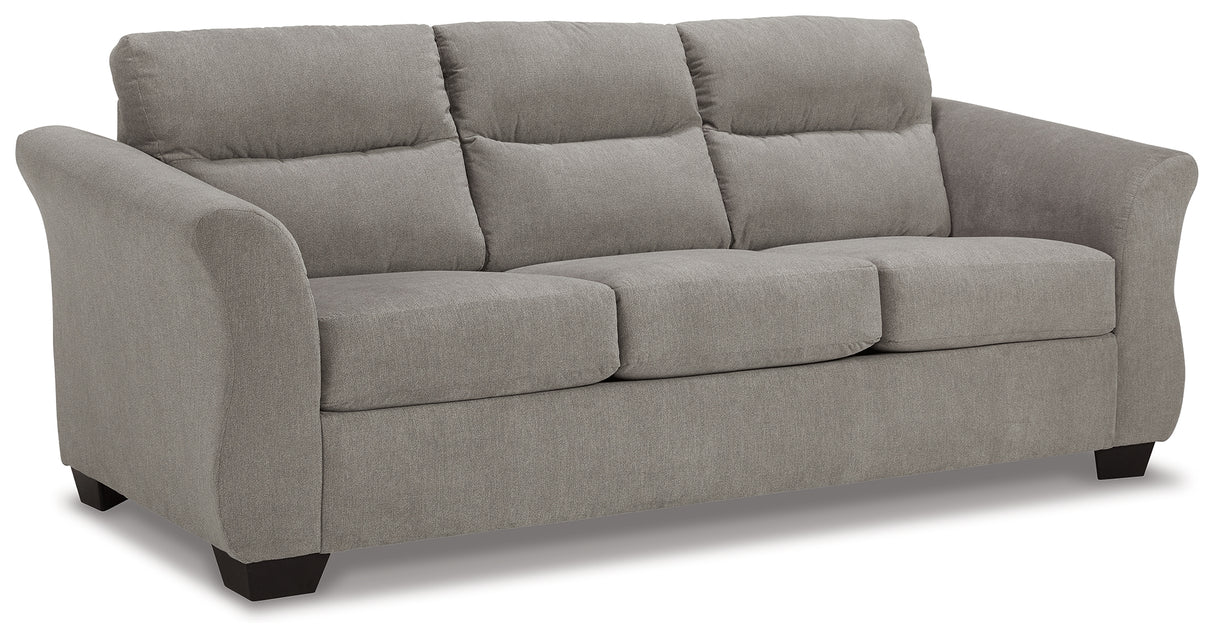 Miravel Sofa and Loveseat in Slate - PKG015079