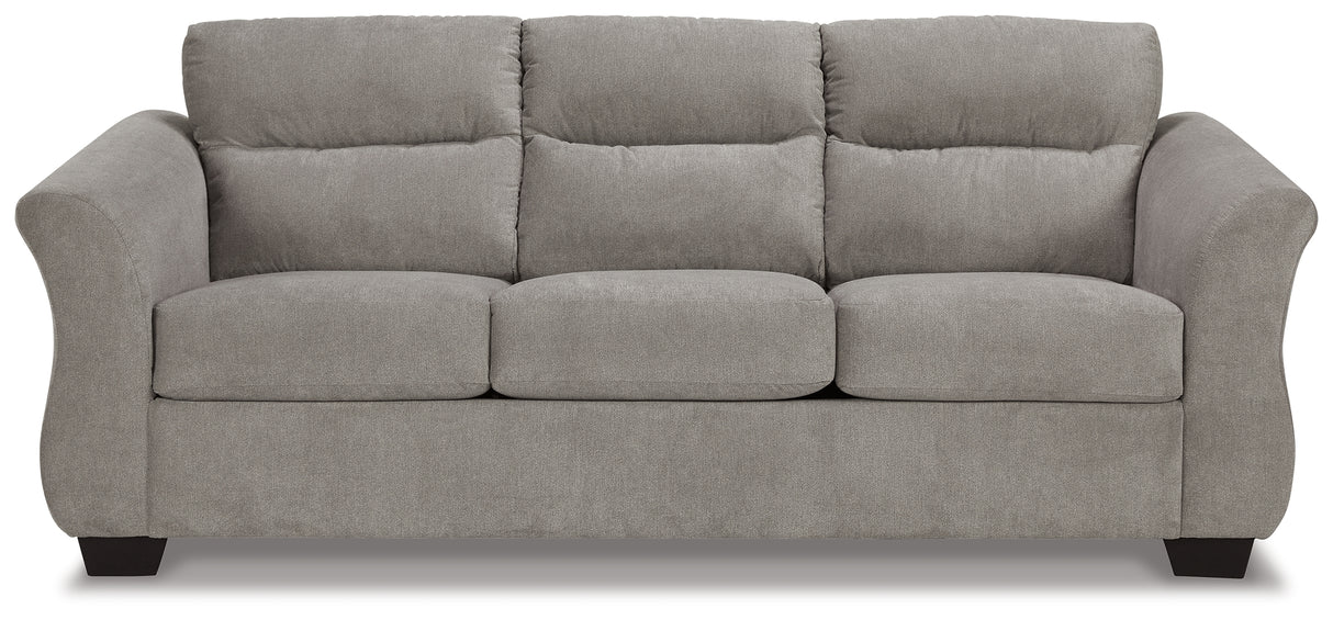 Miravel Sofa and Loveseat in Slate - PKG015079