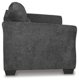 Miravel Sofa, Loveseat and Recliner in Gunmetal - PKG015076