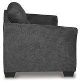 Miravel Sofa, Loveseat and Recliner in Gunmetal - PKG015076