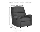 Miravel Sofa, Loveseat and Recliner in Gunmetal - PKG015076