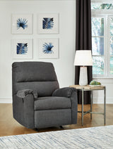 Miravel Sofa, Loveseat and Recliner in Gunmetal - PKG015076