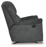 Miravel Sofa, Loveseat and Recliner in Gunmetal - PKG015076