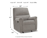 Miravel Sofa, Loveseat and Recliner in Slate - PKG015080