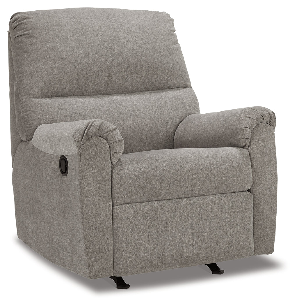 Miravel Sofa, Loveseat and Recliner in Slate - PKG015080