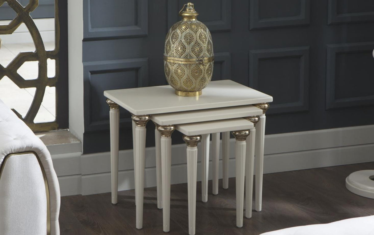 Mistral Nesting Coffee Table (Opak White) 1 Piece - 85-MIS-NESTING TABLE