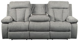 Mitchiner Sofa, Loveseat and Recliner in Fog from Ashley - Luna Furniture