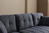 Mocca Sectional (Dupont Anthracite) 3 Pieces - 15-MOC-203266-05-0