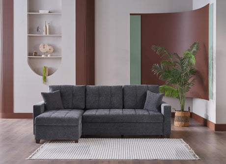 Mocca Sectional (Selma Gray)  3 Pieces - 15-MOC-202510-05-0