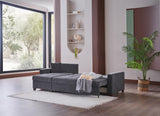 Mocca Sectional (Selma Gray)  3 Pieces - 15-MOC-202510-05-0