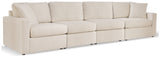 Modmax 4-Piece Sectional with Ottoman in Oyster - PKG020743