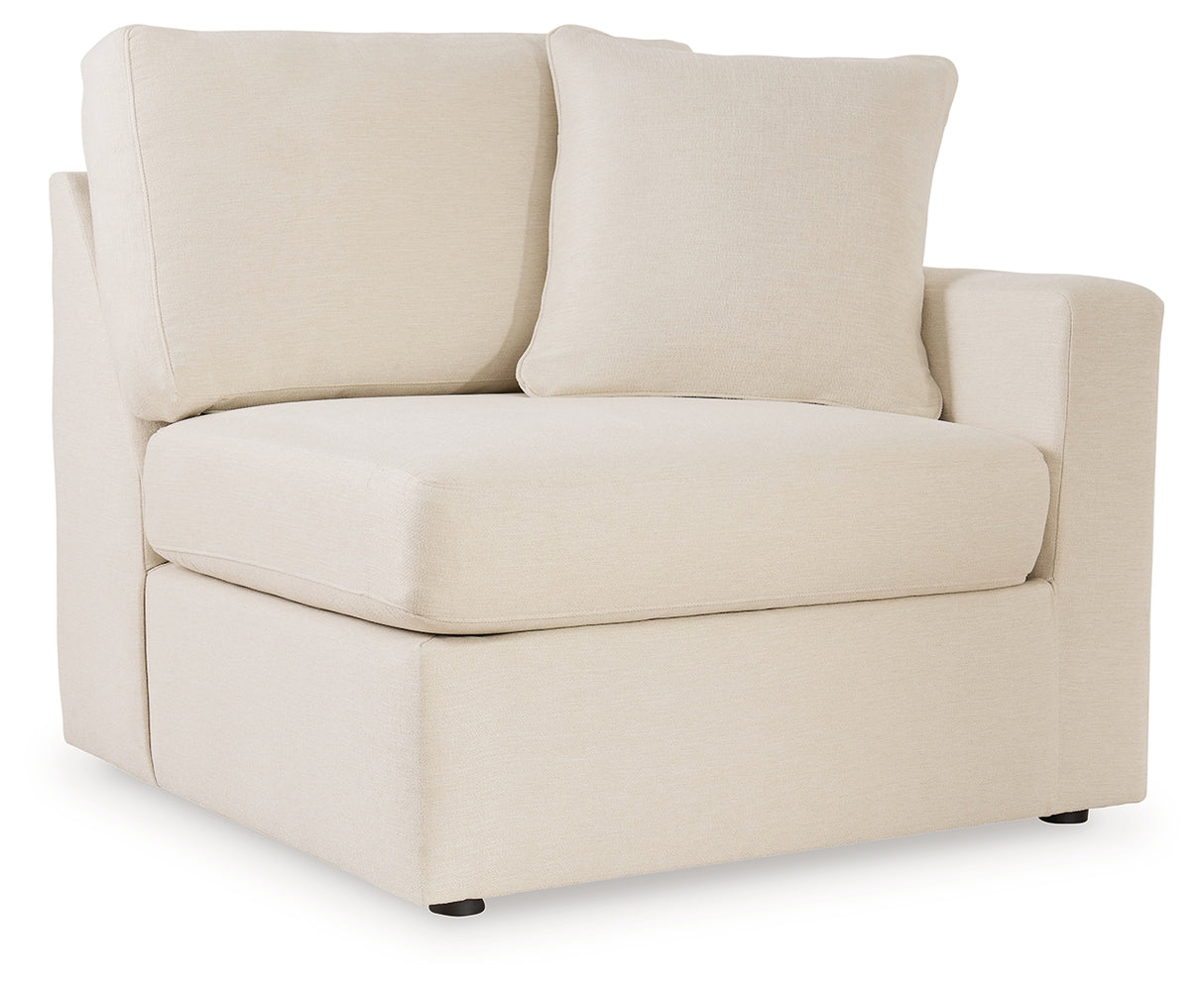 Modmax 4-Piece Sectional with Ottoman in Oyster - PKG020743