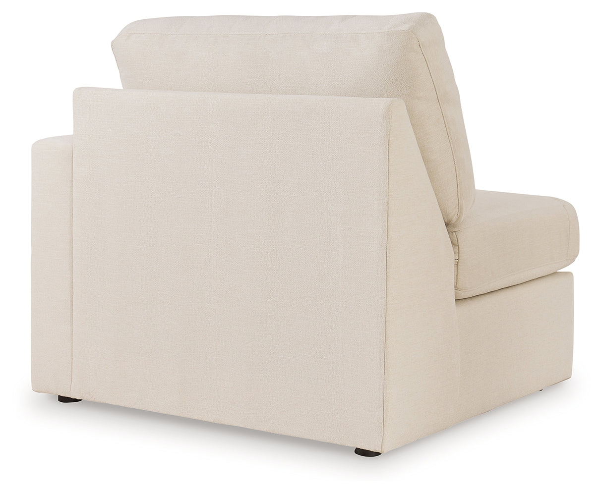 Modmax 4-Piece Sectional with Ottoman in Oyster - PKG020743