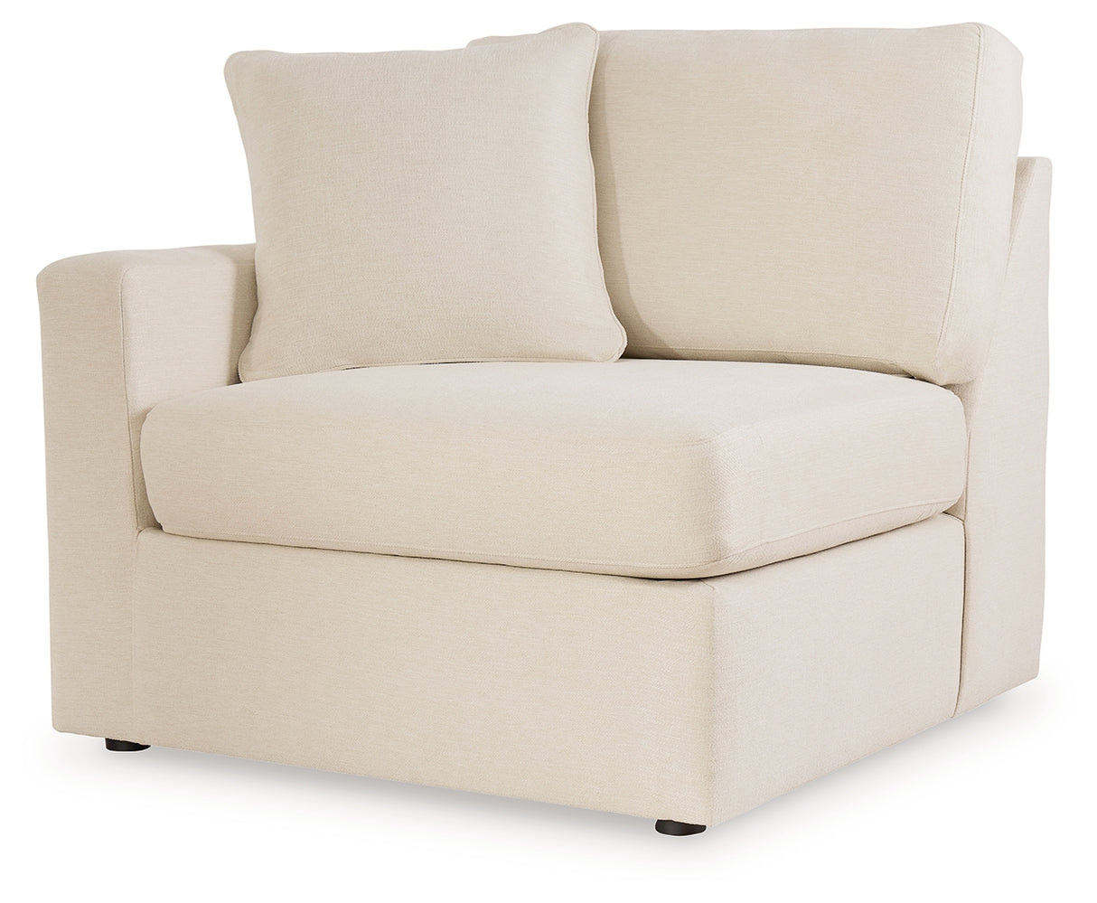 Modmax 4-Piece Sectional with Ottoman in Oyster - PKG020743