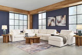 Modmax 4-Piece Sectional with Ottoman in Oyster - PKG020751