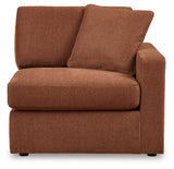 Modmax 4-Piece Sectional with Ottoman in Spice - PKG020732