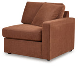 Modmax 4-Piece Sectional with Ottoman in Spice - PKG020732