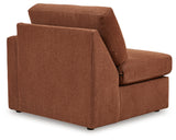 Modmax 4-Piece Sectional with Ottoman in Spice - PKG020732