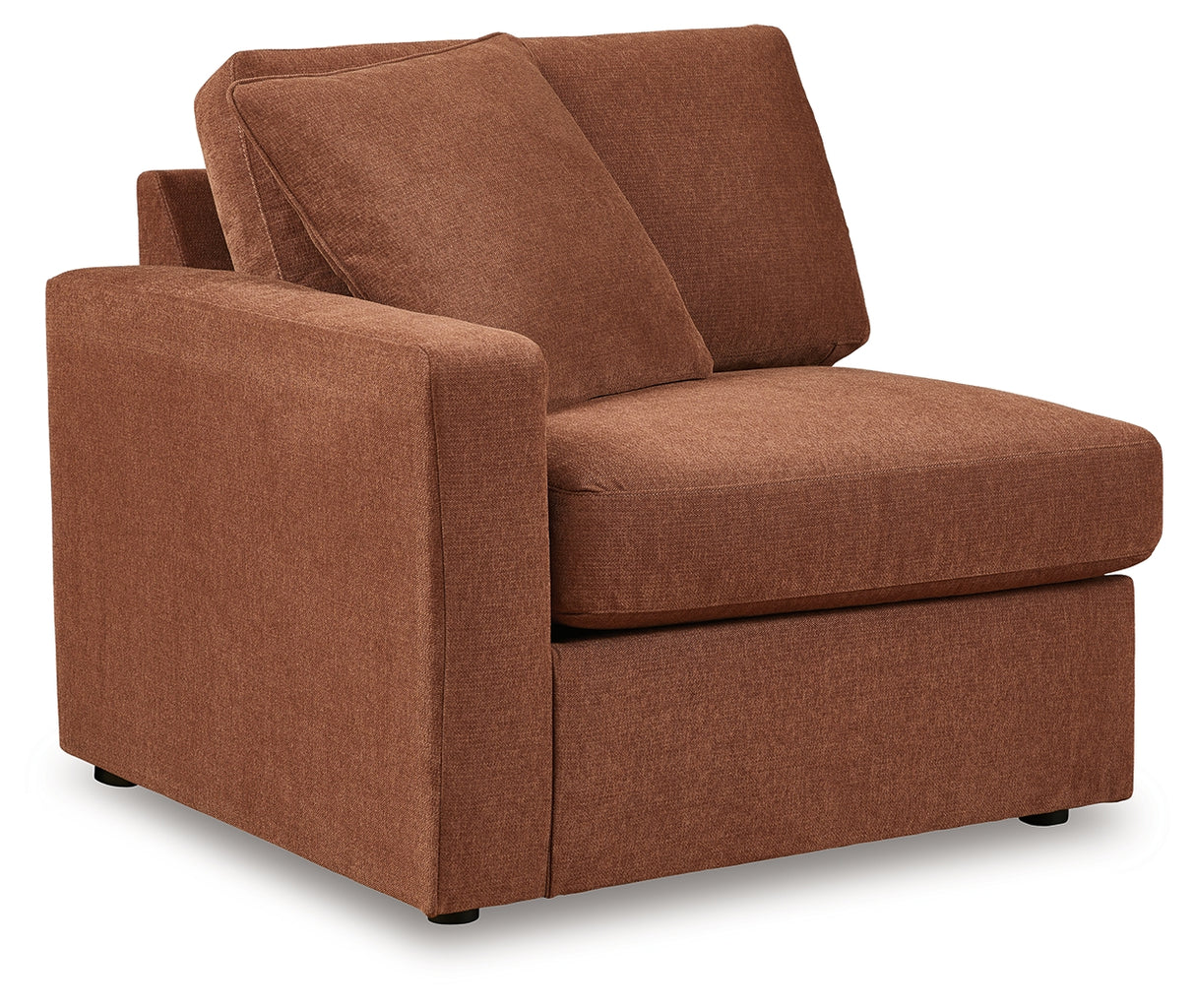 Modmax 4-Piece Sectional with Ottoman in Spice - PKG020732