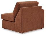 Modmax 4-Piece Sectional with Ottoman in Spice - PKG020732