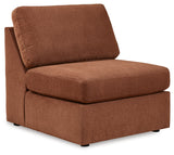 Modmax 4-Piece Sectional with Ottoman in Spice - PKG020732