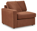 Modmax 4-Piece Sectional with Ottoman in Spice - PKG020740