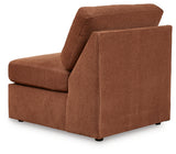 Modmax 4-Piece Sectional with Ottoman in Spice - PKG020740