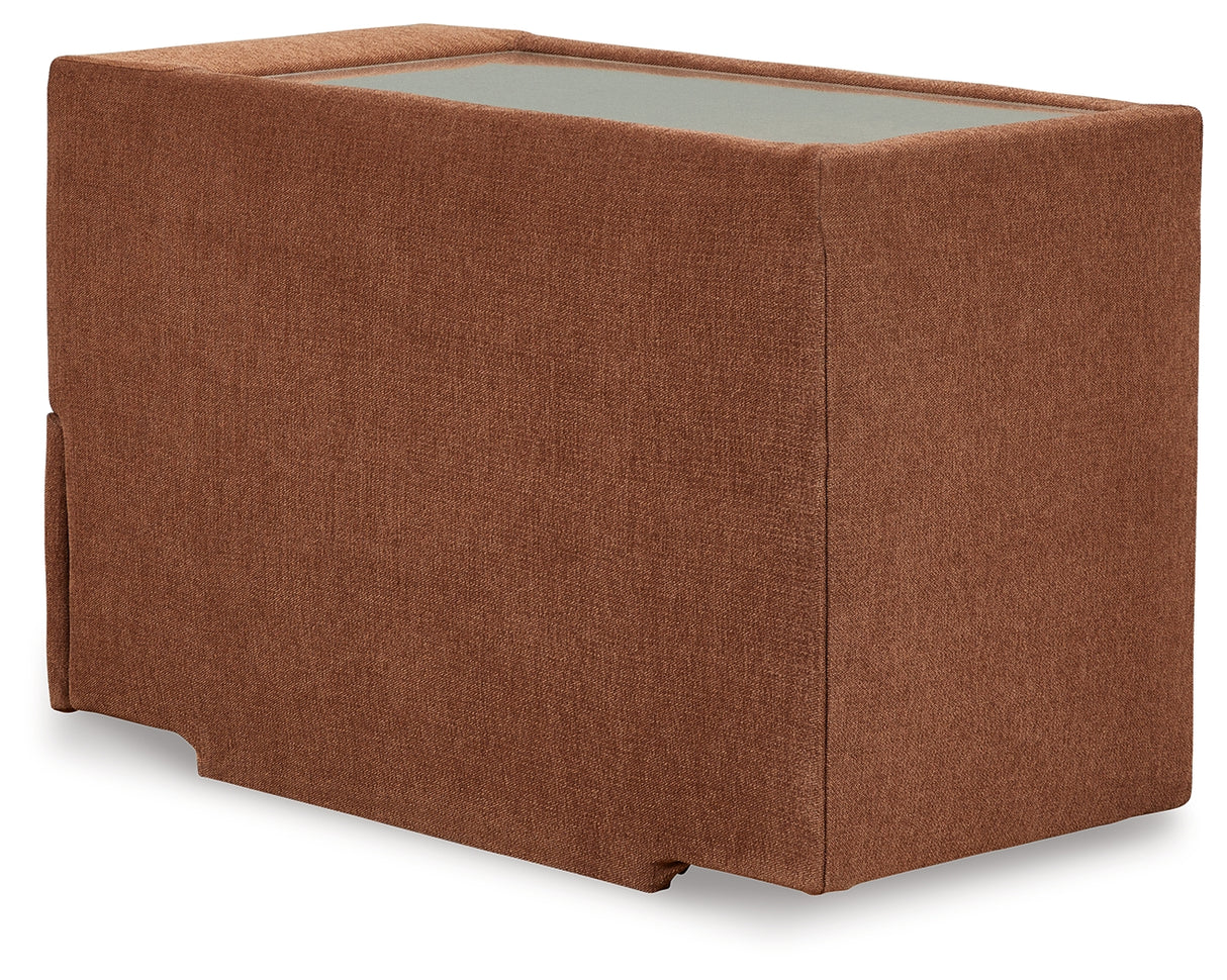 Modmax 4-Piece Sectional with Ottoman in Spice - PKG020741