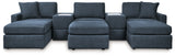 Modmax 5-Piece Sectional with Ottoman in Ink - PKG020667