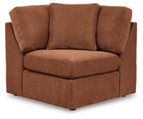 Modmax 6-Piece Sectional with Ottoman in Spice - PKG020734