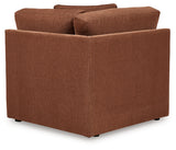 Modmax 6-Piece Sectional with Ottoman in Spice - PKG020734